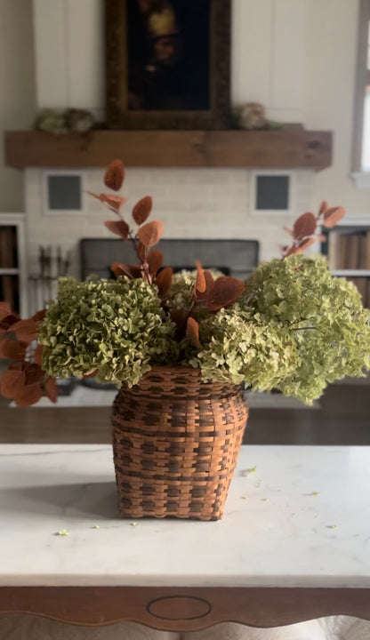 Vintage Two-Toned Cherokee Woven Basket