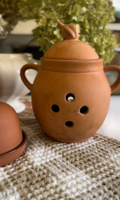 Terra Cotta Garlic Keeper (two options)