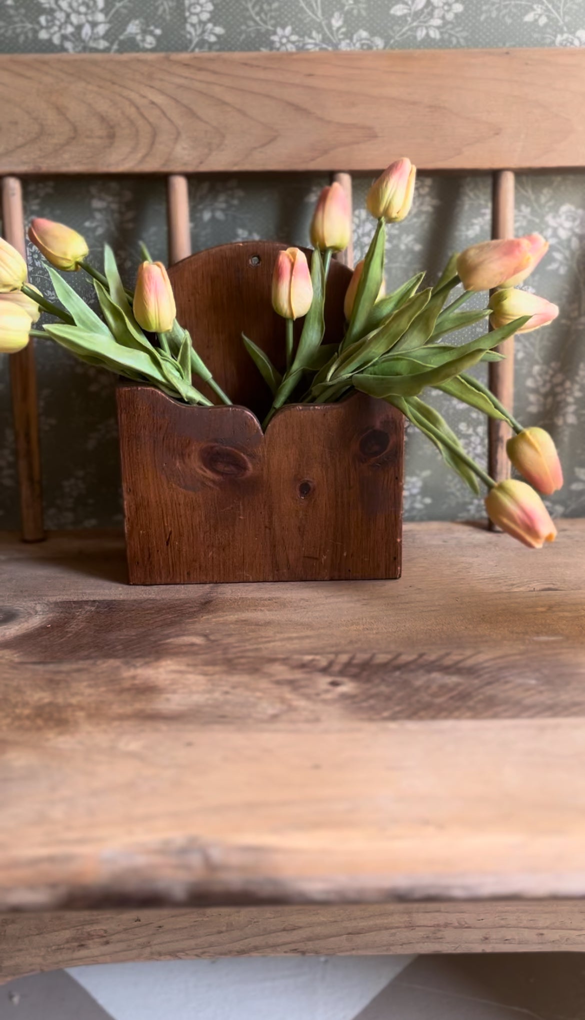 Wooden Hanging Storage Box