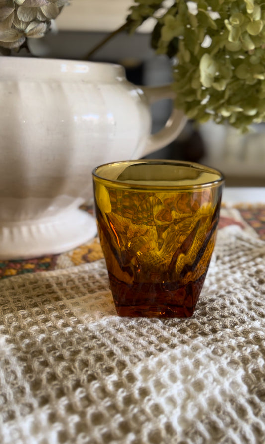 Amber Glass Cup (multiple options)