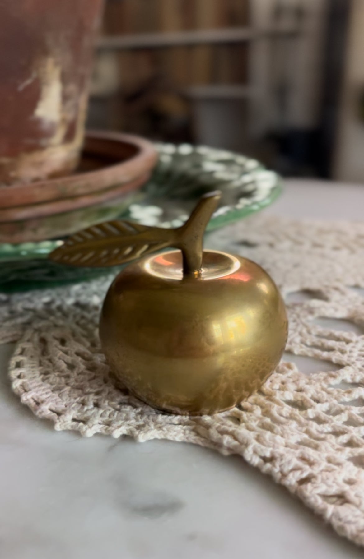 Brass Apple Bell