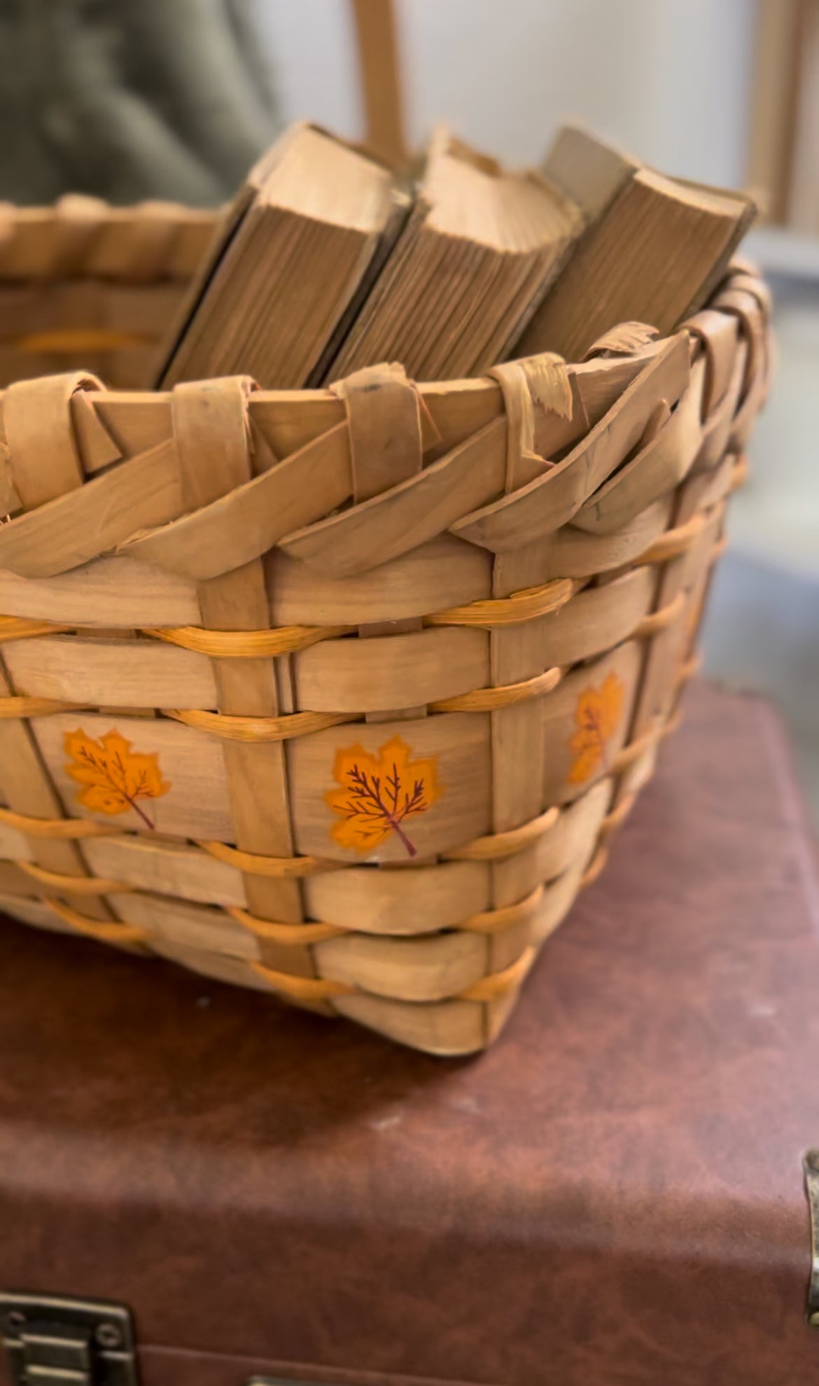 Fall Leaf Basket