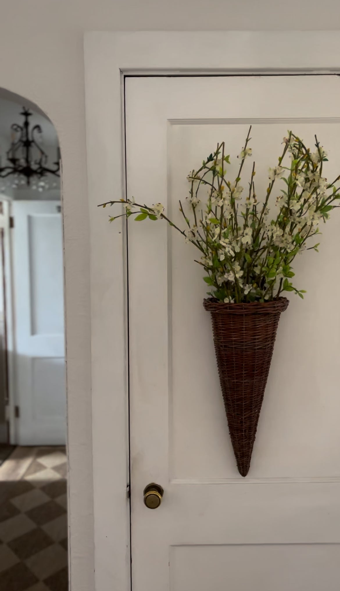 Wicker Hanging Basket