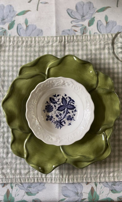 Blue and White Ironstone Dishes (each sold separately)