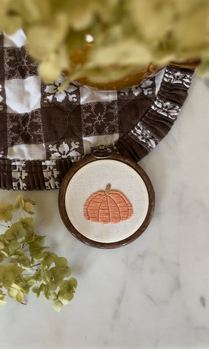 Pumpkin Embroidery (multiple options)