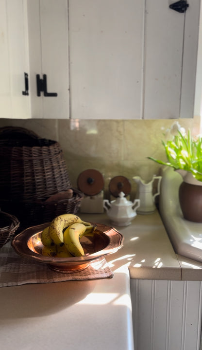 Copper Fruit Bowl