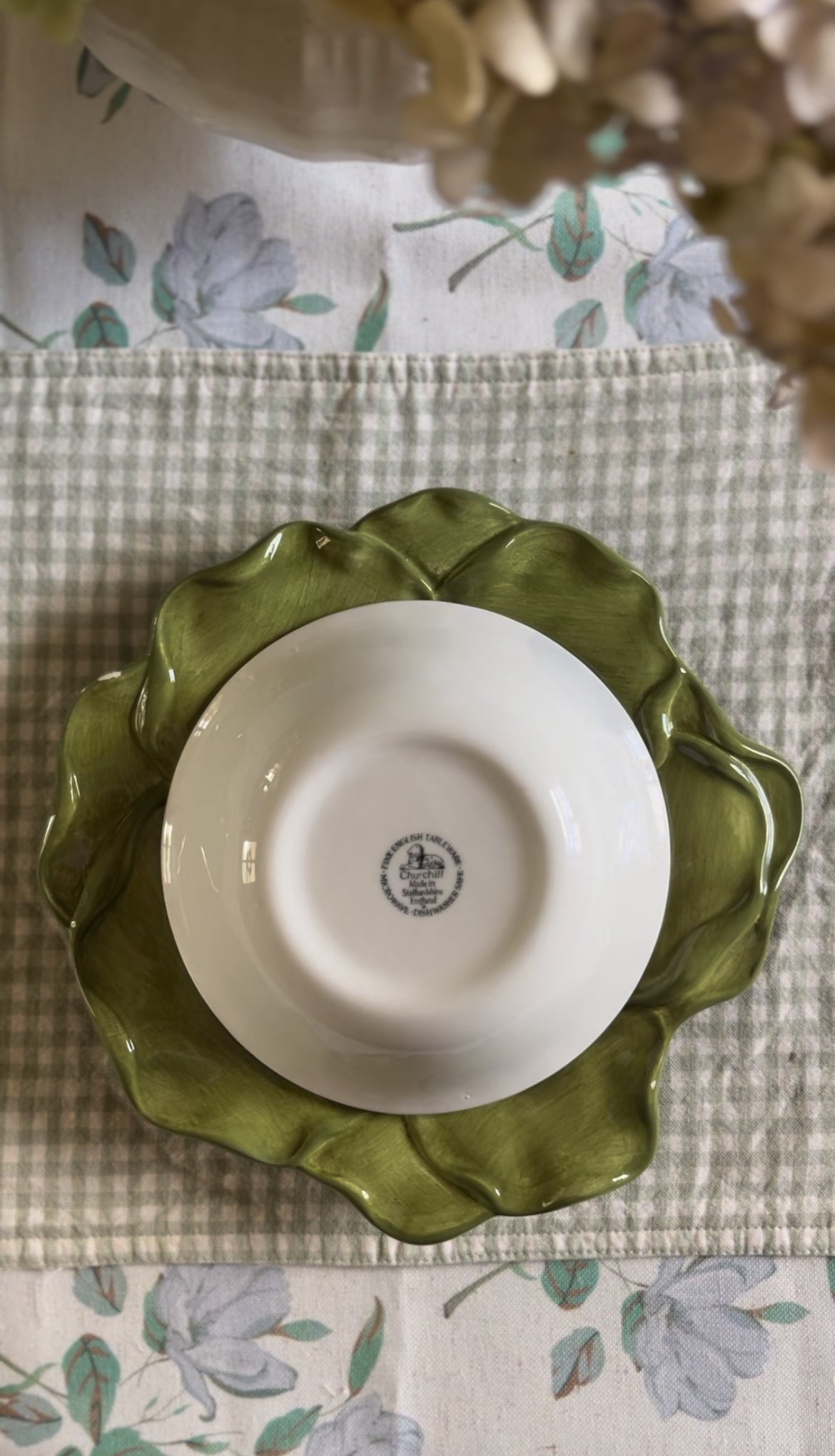 Blue and White Staffordshire Finlandia Pattern Bowl