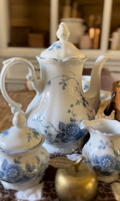 Blue and White Mitterteich Bavarian Tea Set (each sold separately)