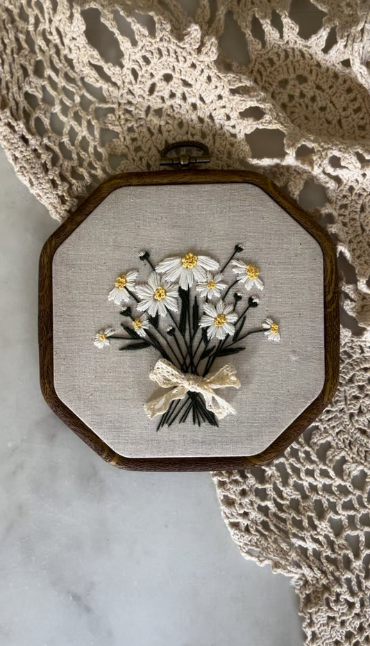 Daisy Bouquet Embroidery