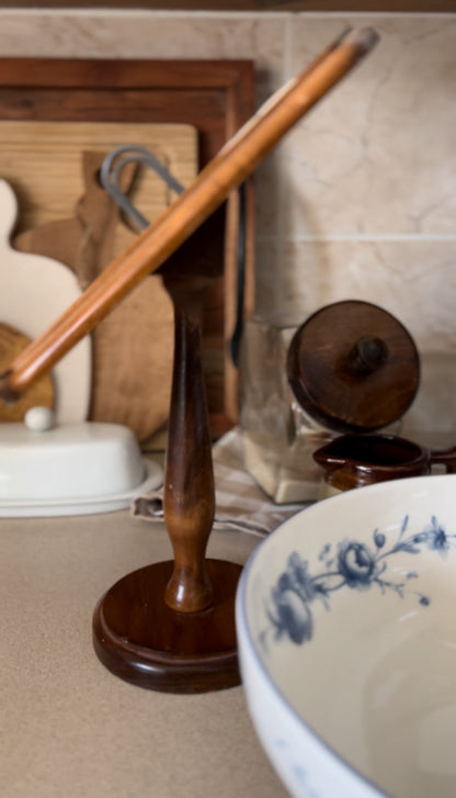 Vintage Wooden Standing Recipe Card Holder