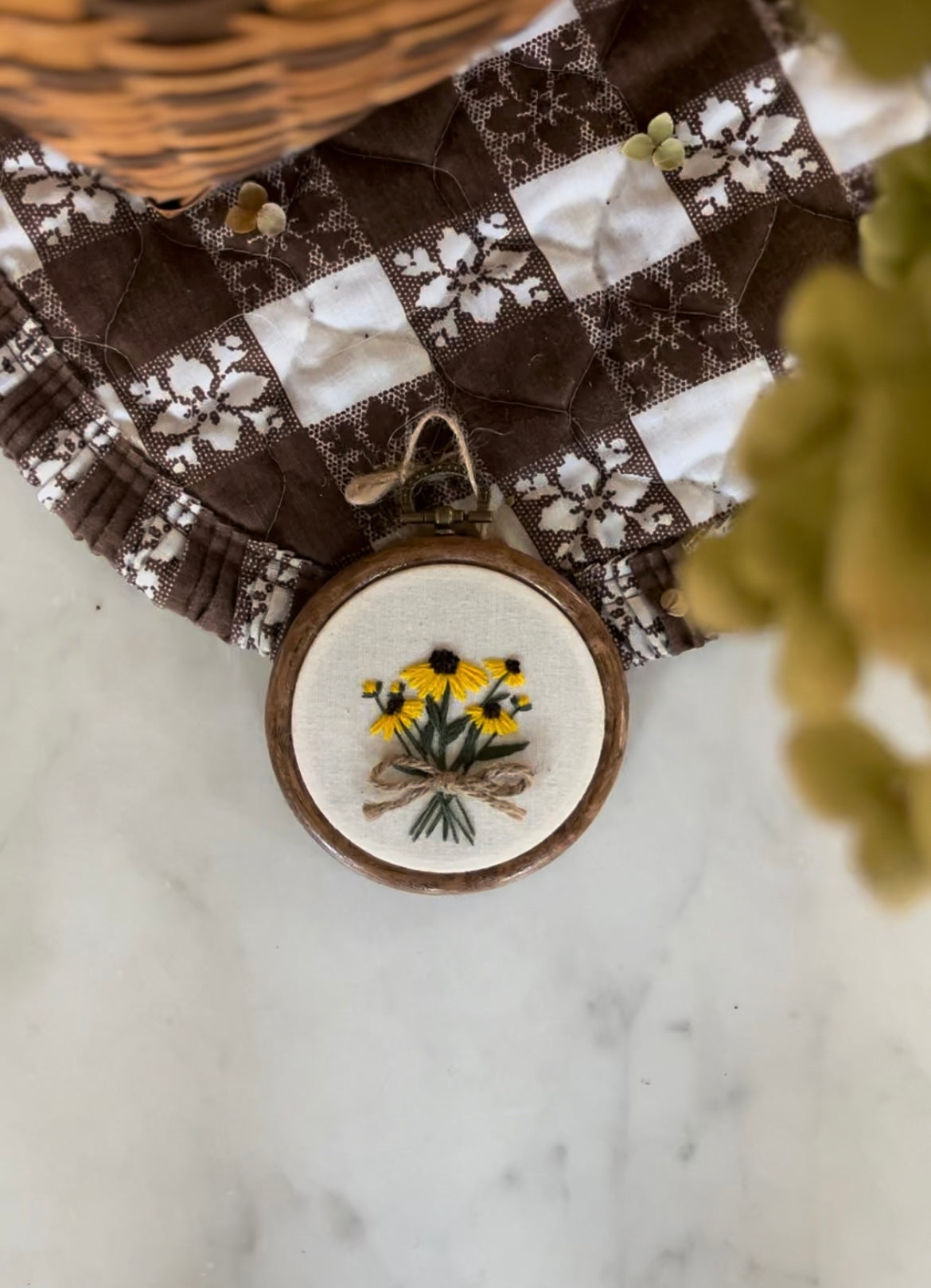 Black Eyed Susan Embroidery