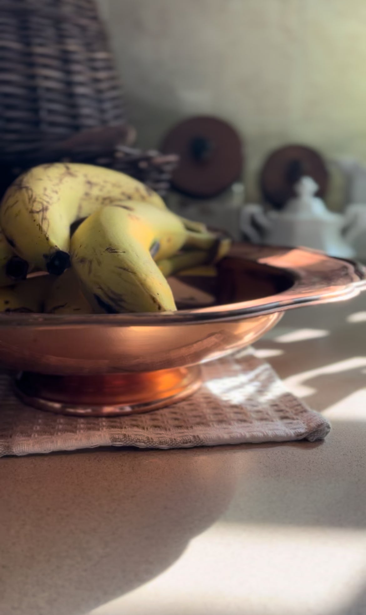 Copper Fruit Bowl