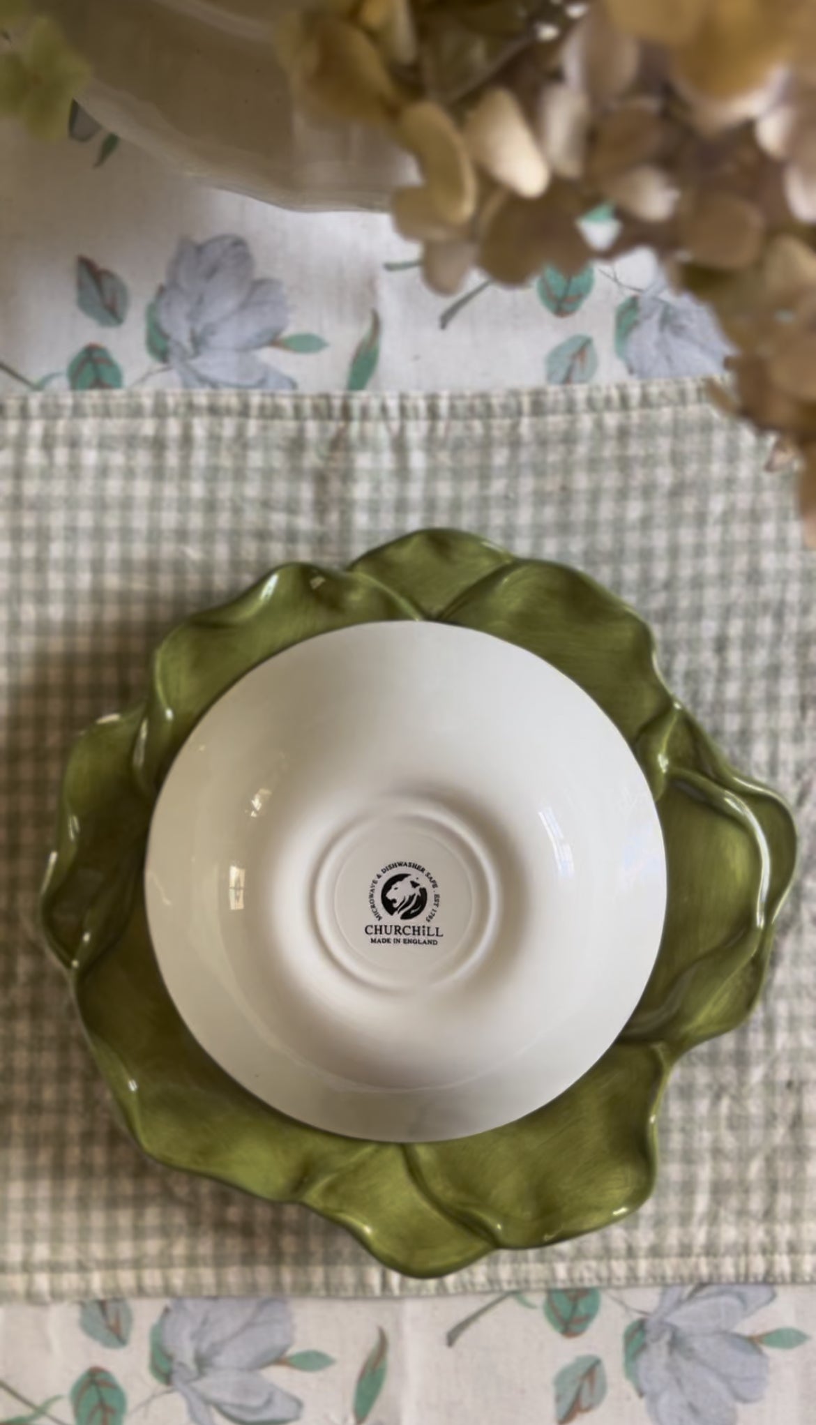 Blue and White Staffordshire Finlandia Pattern Bowl