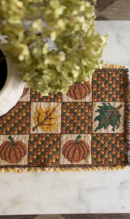 Set of 2 Cozy Fall Placemats