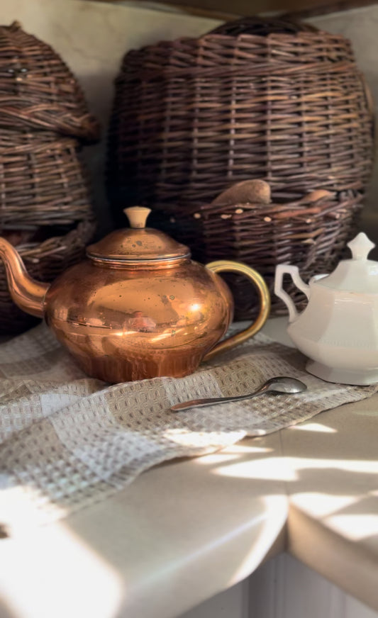 Copper Teapot With Tea Diffuser