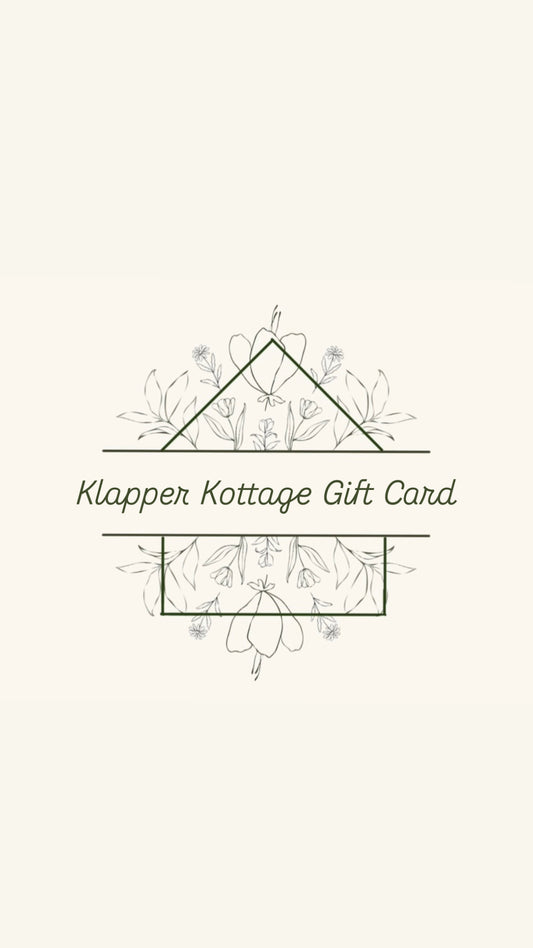 Klapper Kottage Gift-Card