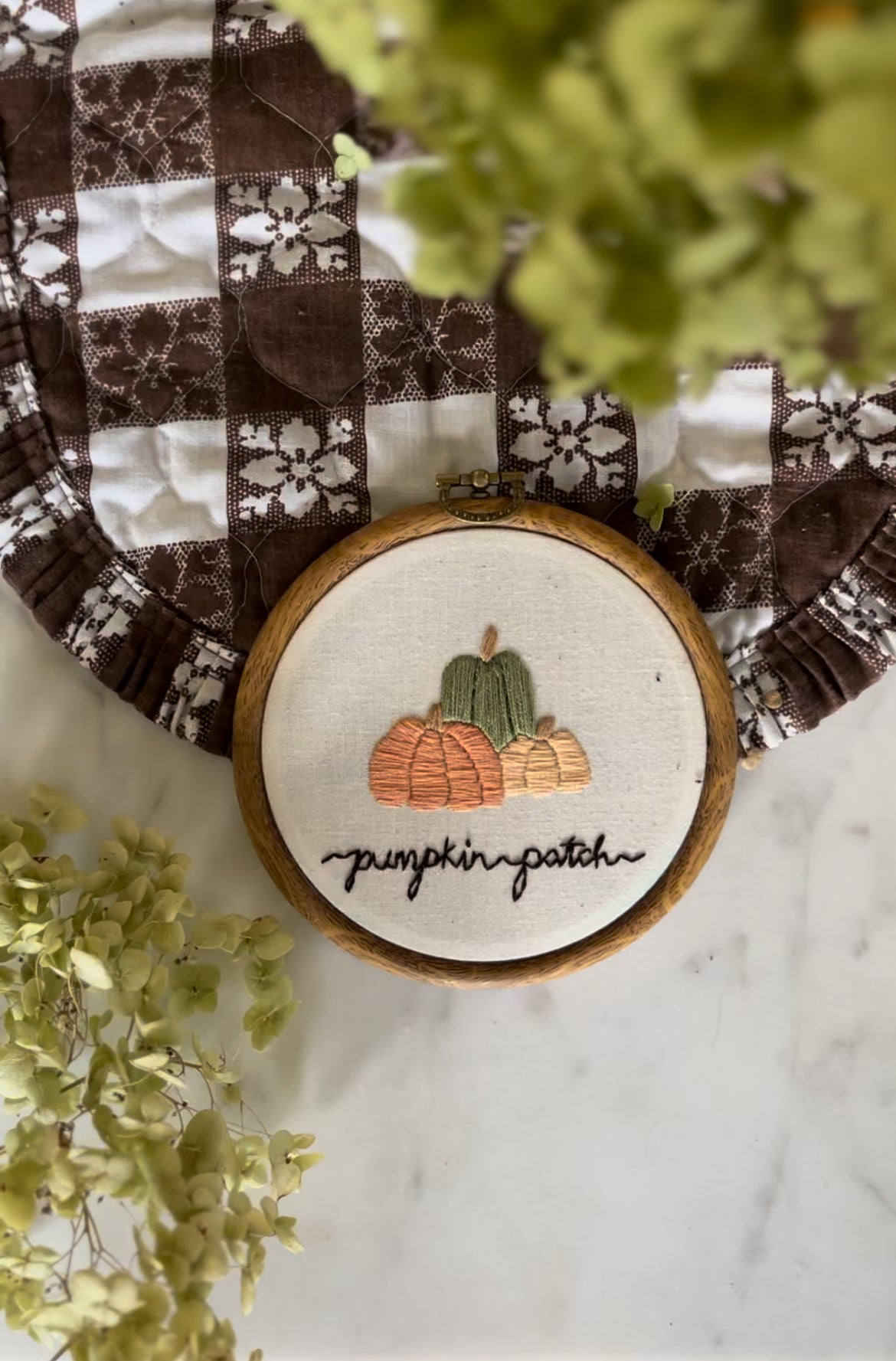 Pumpkin Patch Embroidery