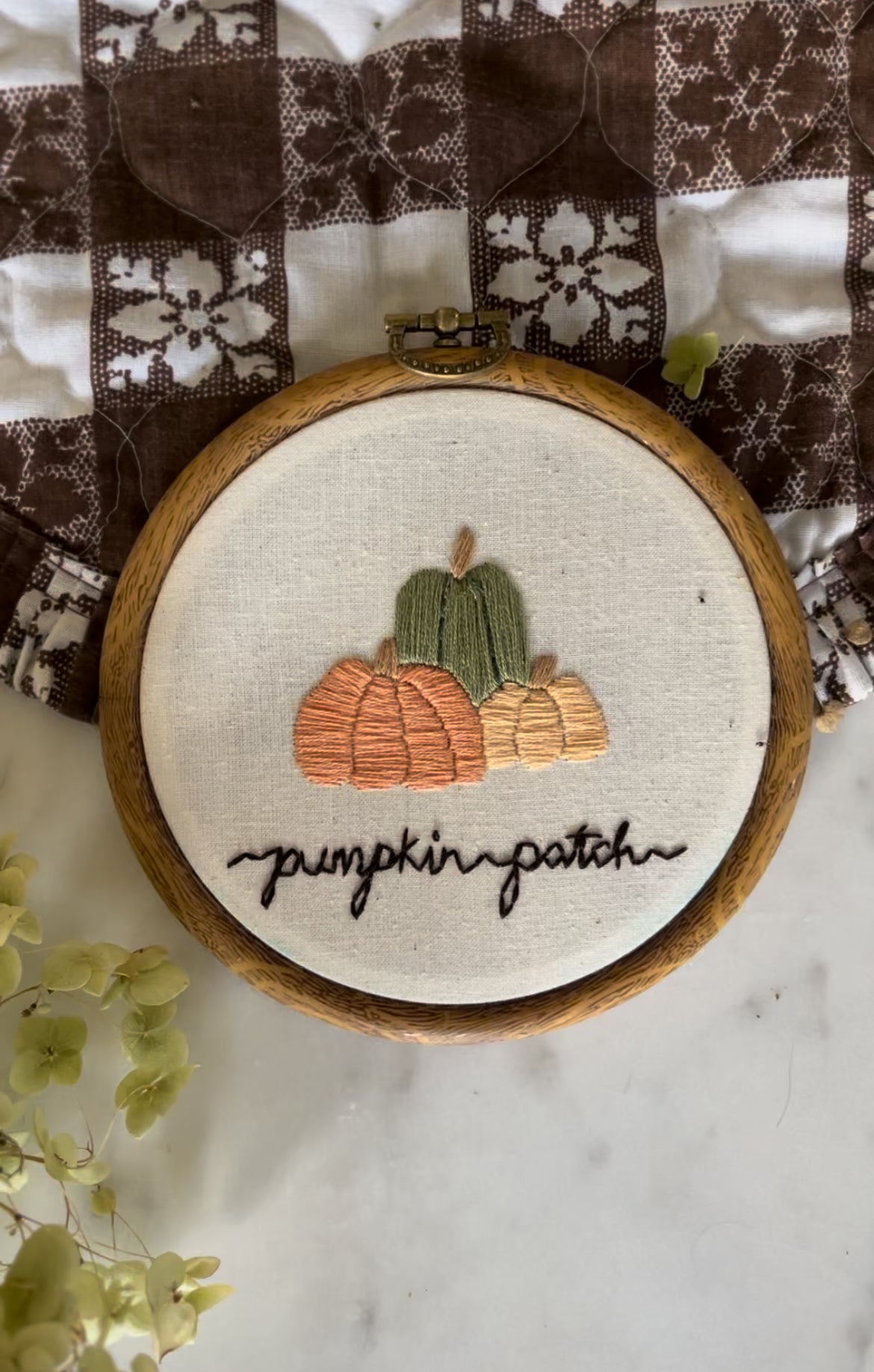 Pumpkin Patch Embroidery