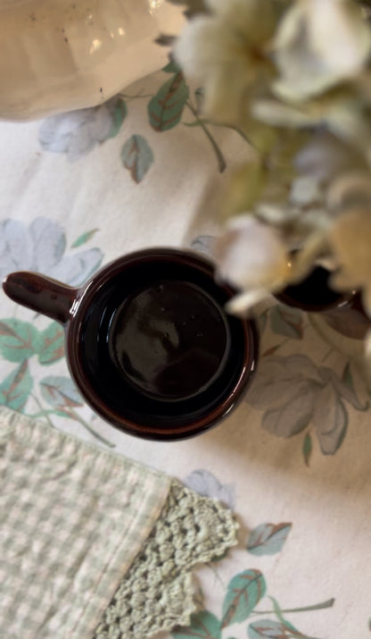 Brown Stoneware Mug