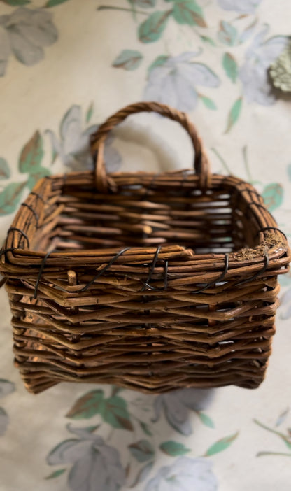 Small Wicker Hanging Basket