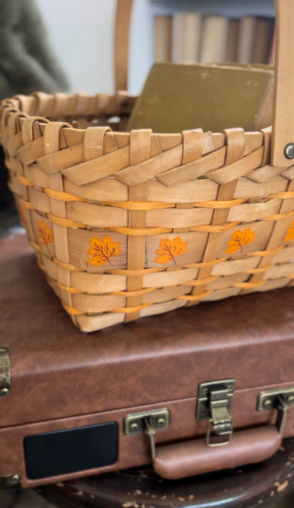 Fall Leaf Basket