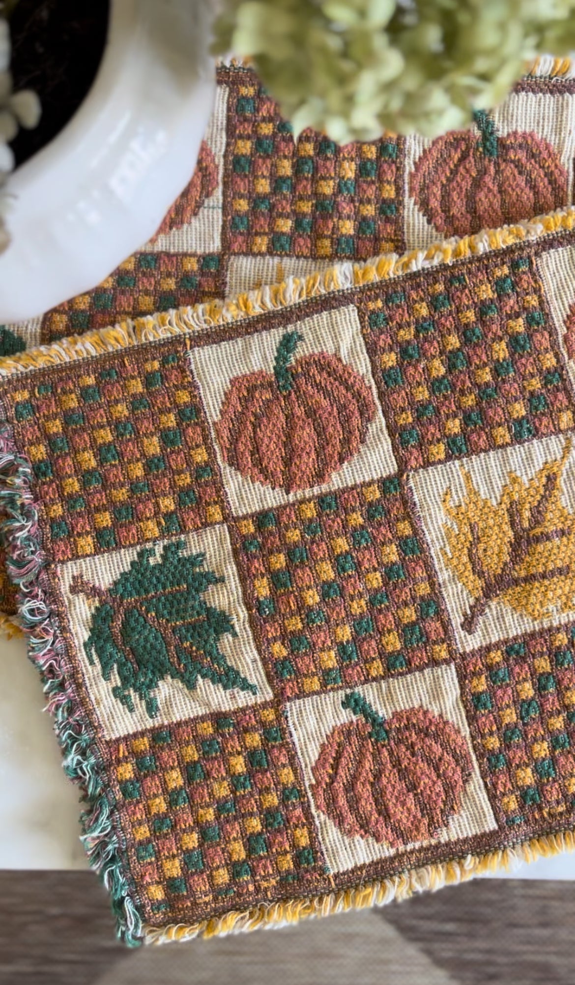 Set of 2 Cozy Fall Placemats