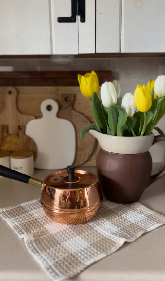 Small Vintage Copper Pot