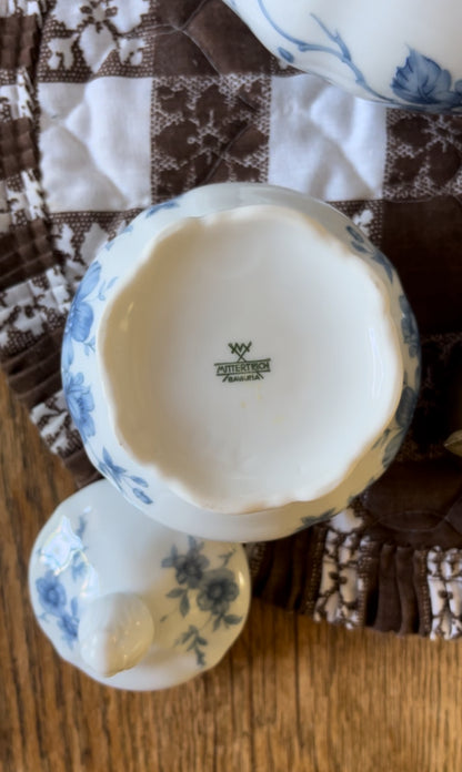 Blue and White Mitterteich Bavarian Tea Set (each sold separately)