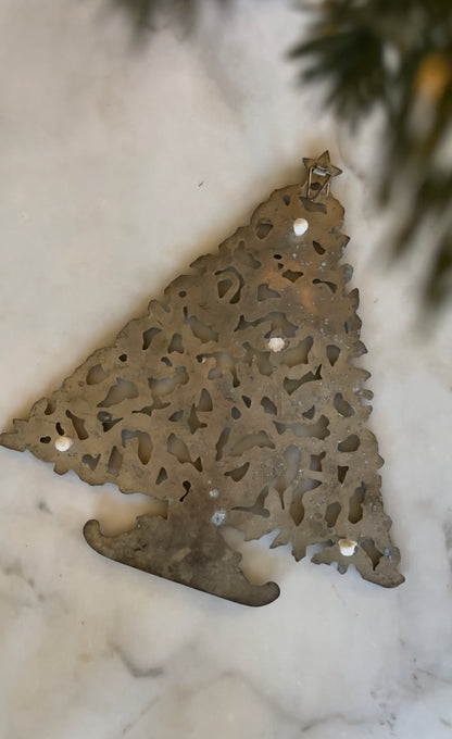 Vintage Christmas Tree Trivet