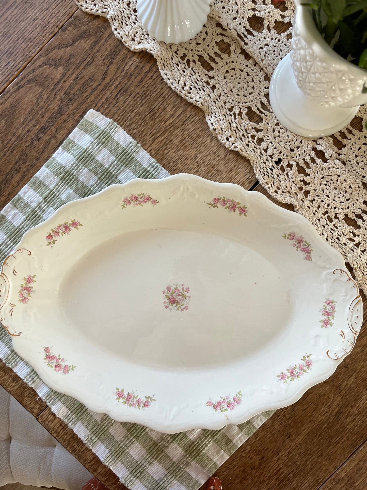 John Haddock & Sons English Floral Platter