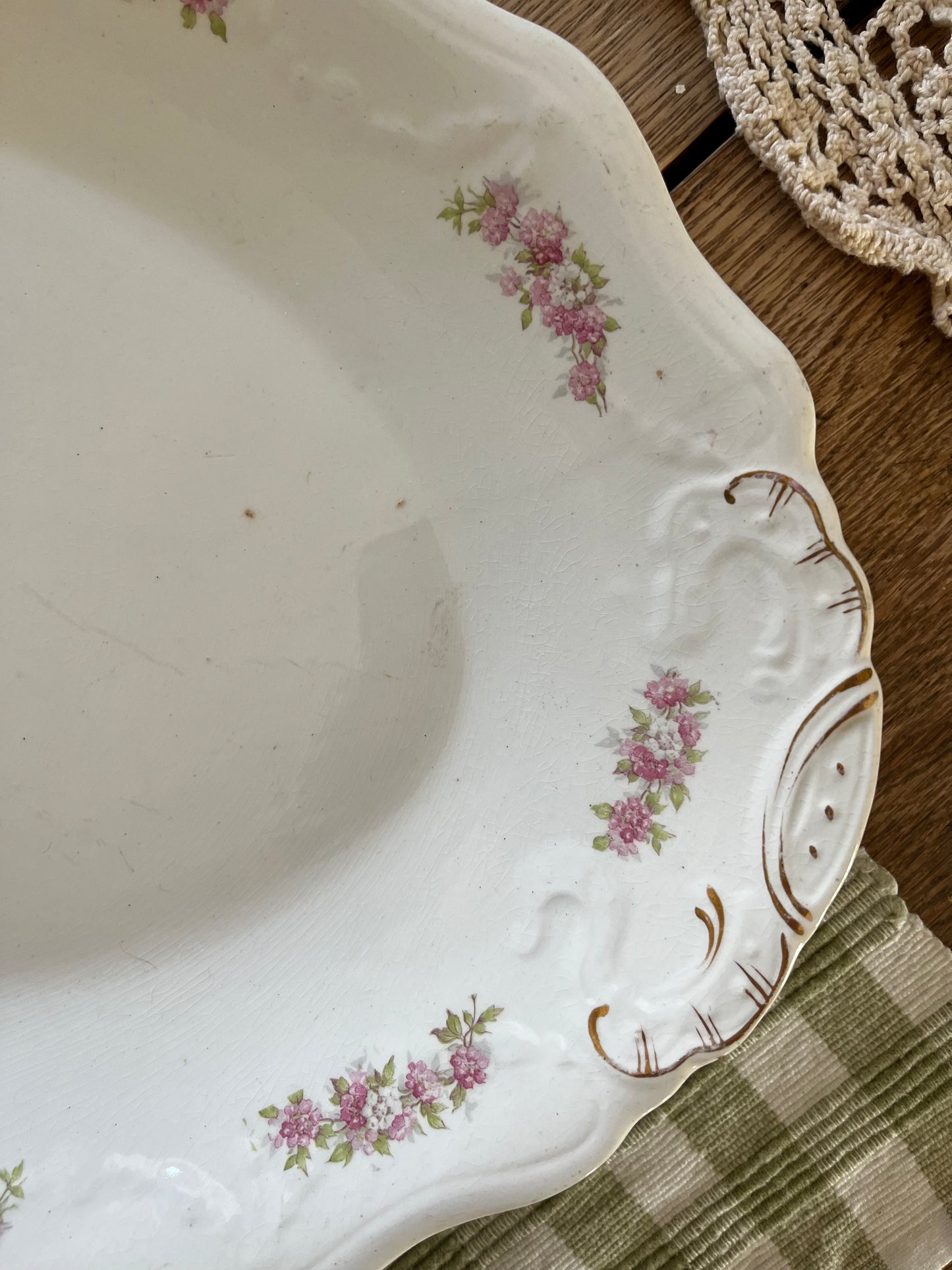 John Haddock & Sons English Floral Platter