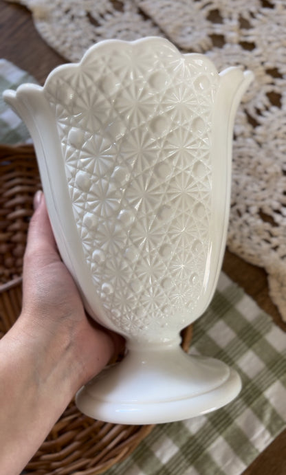 Milk Glass Vase (Assorted Options)