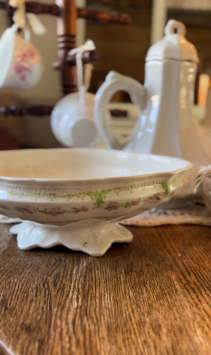 Vintage Johnson Brothers of England Ornate China Bowl