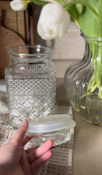 Wexford Glass Jar (1 left)