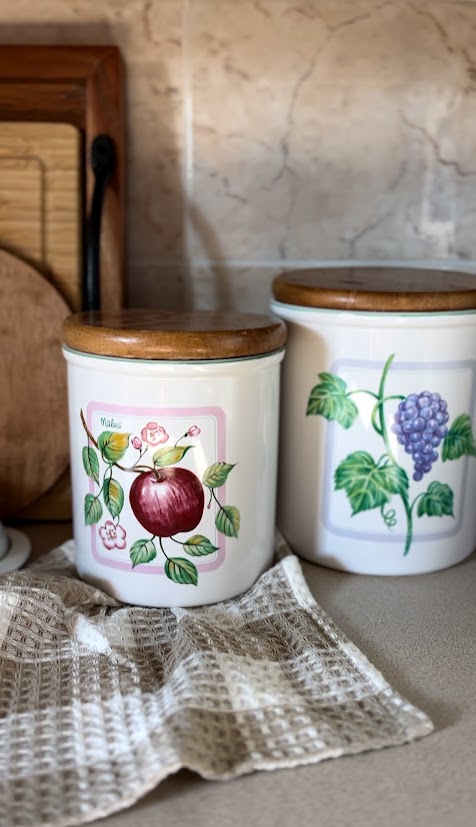 Vintage Himark Fruit Canisters